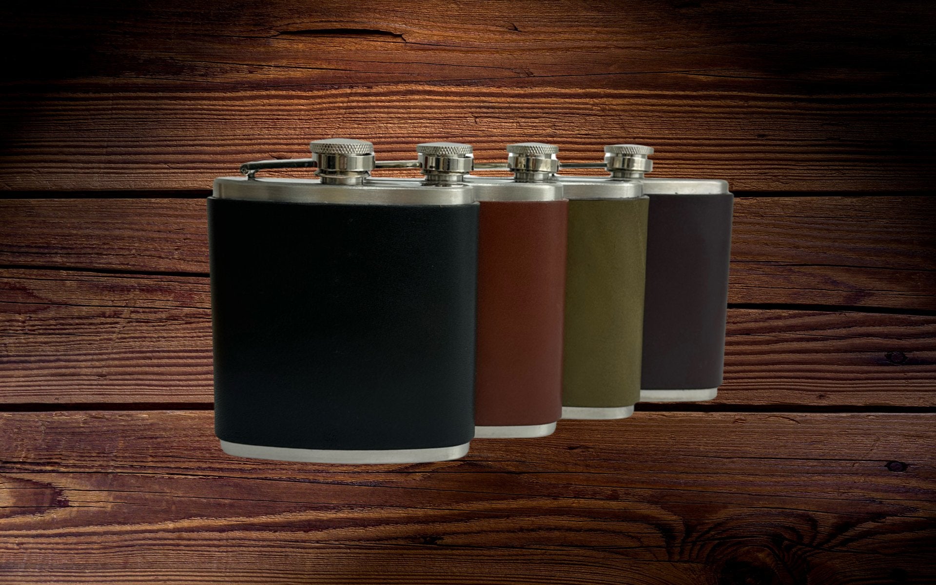 Leather Covered Flask
