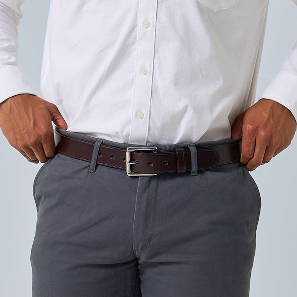 USA Made Premium Leather Dress Belt 32 / Oak