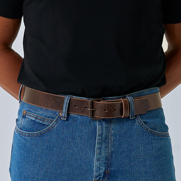Hanks Belts USA Made Rustic Jean Belt