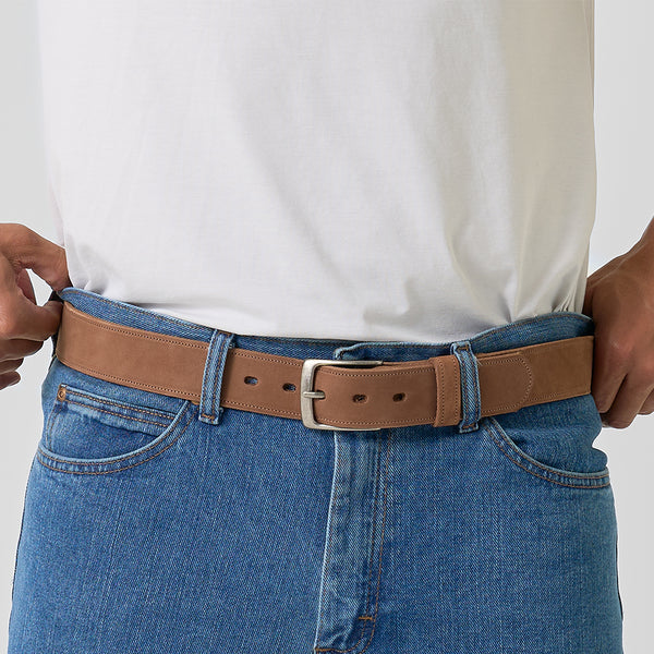 Men's Suede Belt - Hanks Belts