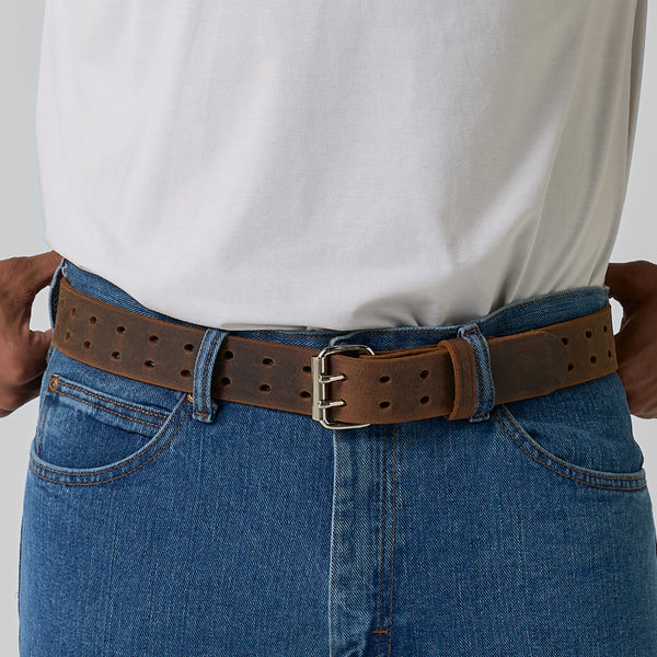 Mens Retro Style USA Made Jean Belt - Hanks Belts