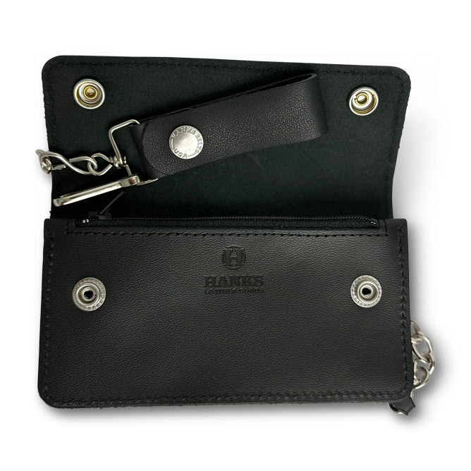 Leather Biker Wallet