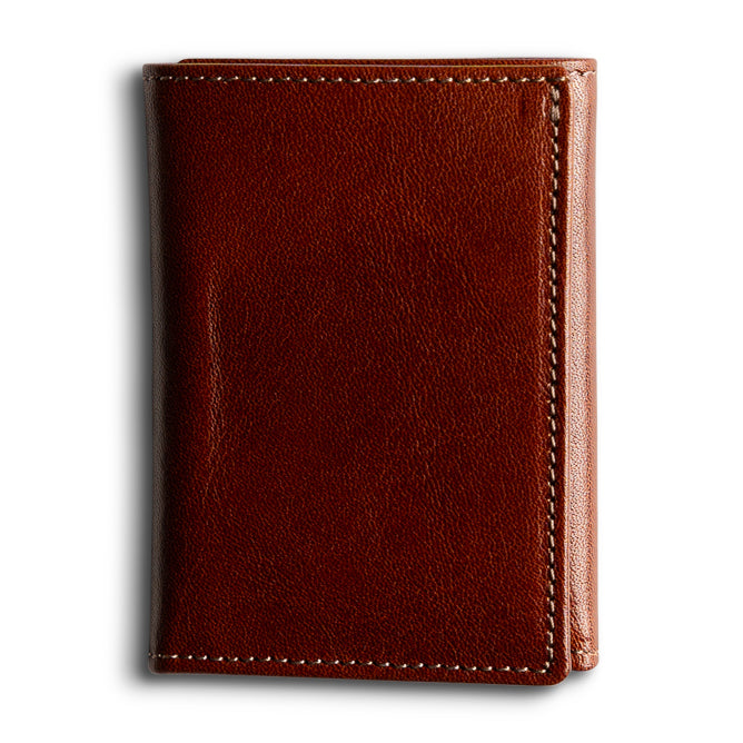 Trifold Wallet w ID Window - Brown