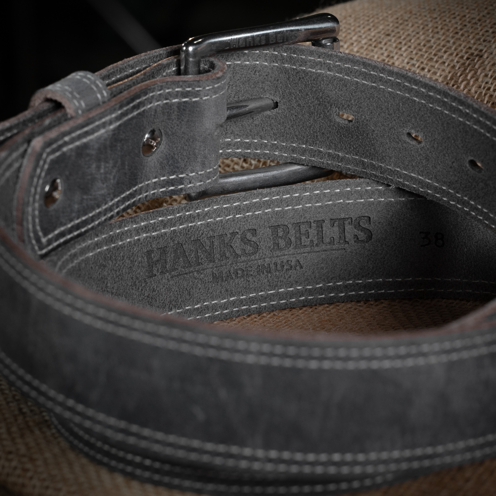 Wyoming Bison Belt - Grey