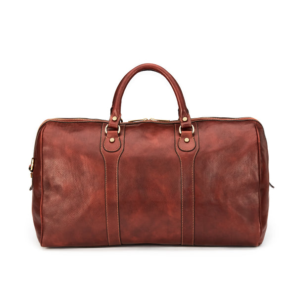 High-Quality Premium Handmade Italian Leather Travel Duffel