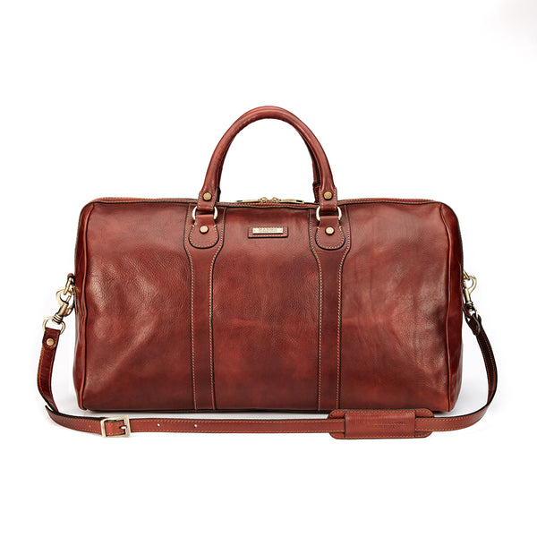 High-Quality Premium Handmade Italian Leather Travel Duffel