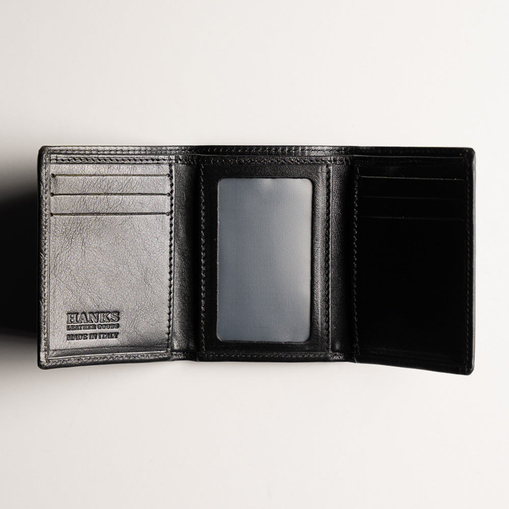 Trifold Wallet w ID Window - Black