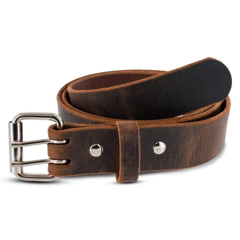 The Legend Double Prong Retro Style Jean Belt 6 Holes - 1.5" Width