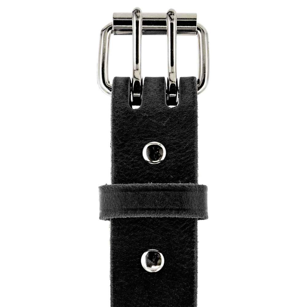 The Woodstock Double Prong Retro Style Jean Belt Holes Entire Length - 1.5"