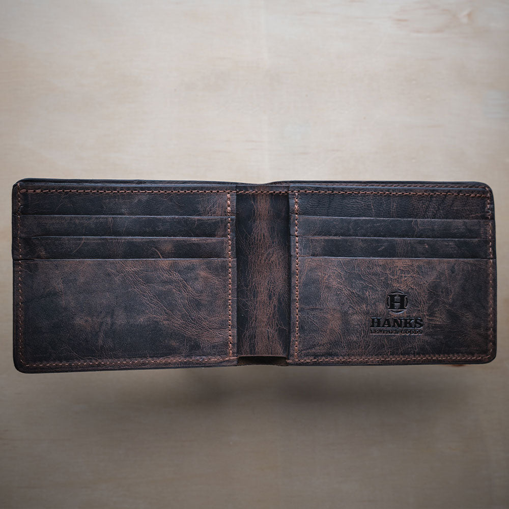Leather USA Made Bifold Wallet