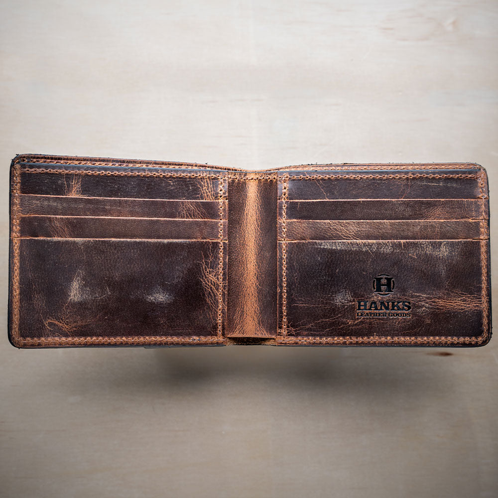 Leather USA Made Bifold Wallet