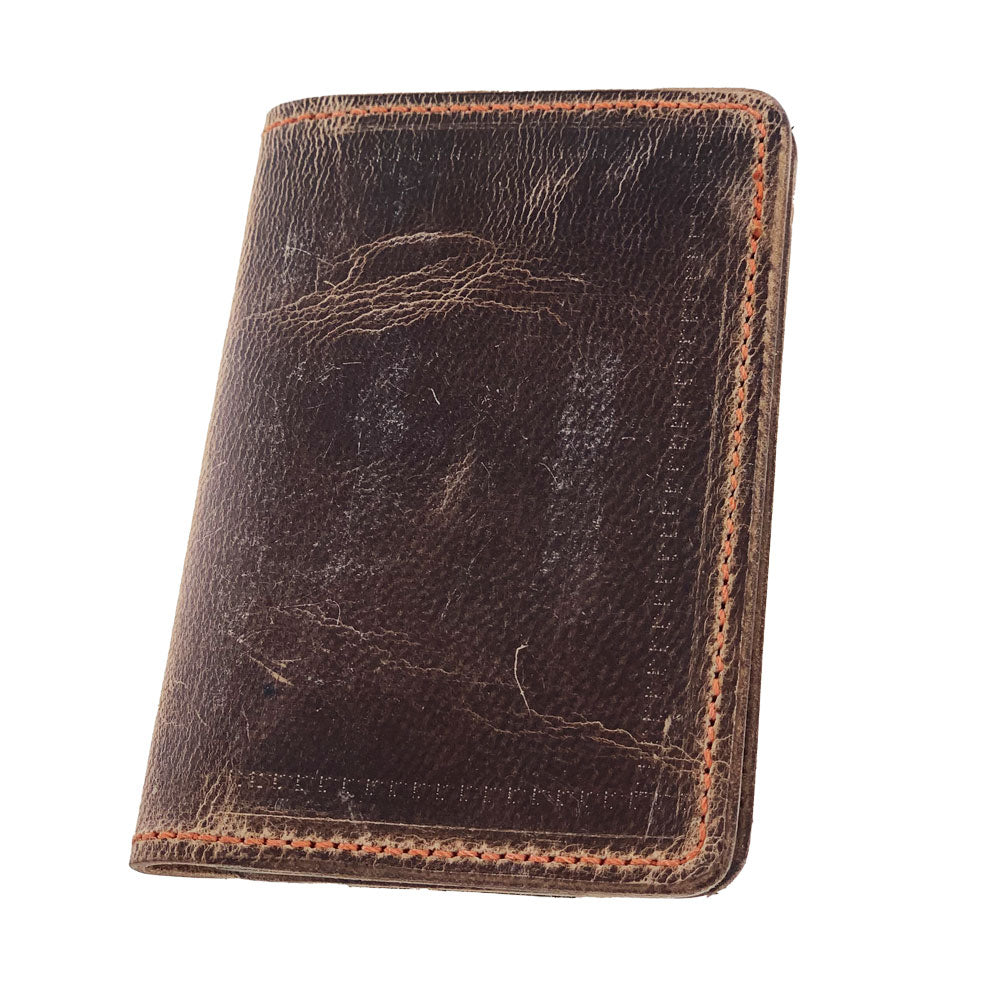 Small Bifold Leather Card Case 