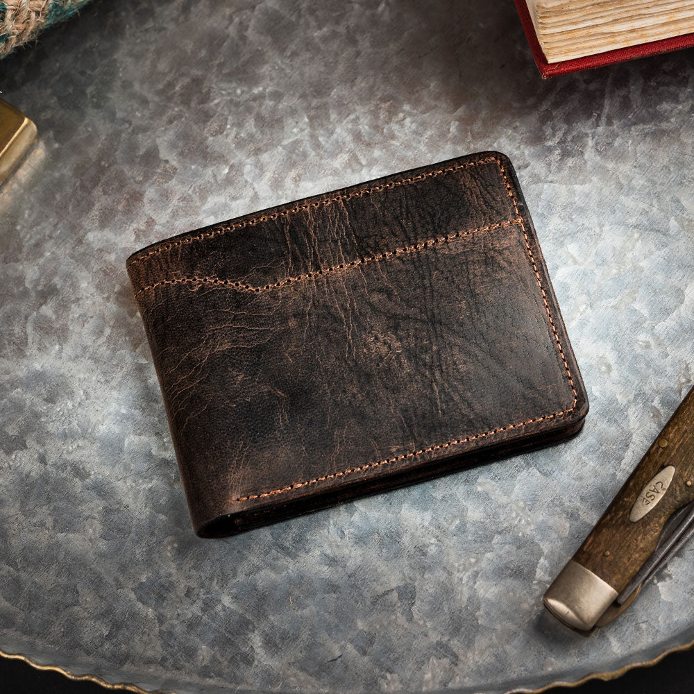 Leather USA Made Bifold Wallet