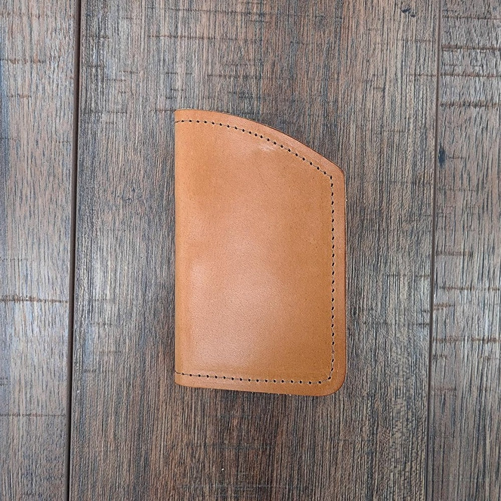 Front pocket BiFold Card Case Tan
