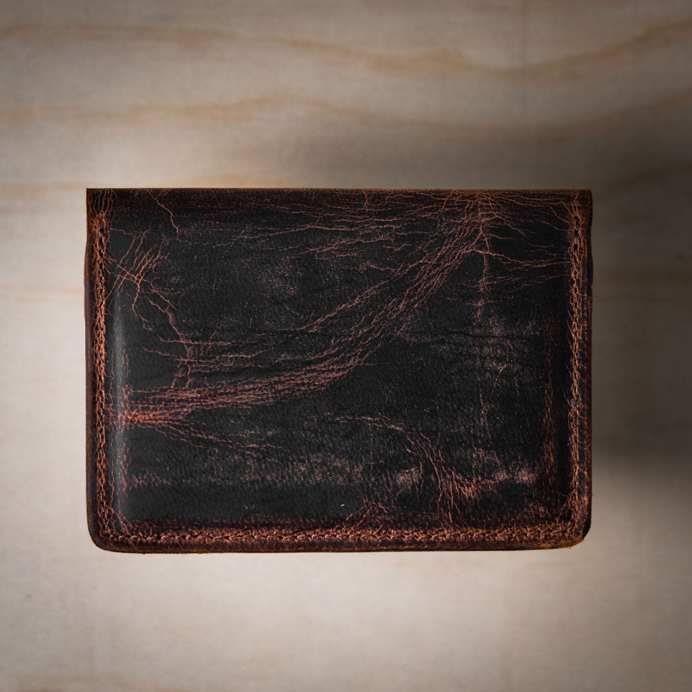 Goatskin Leather Slimline Card Case