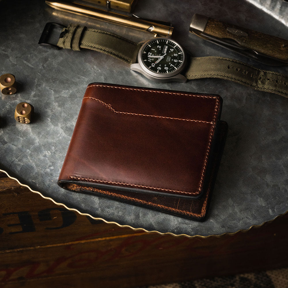 Leather USA Made Bifold Wallet