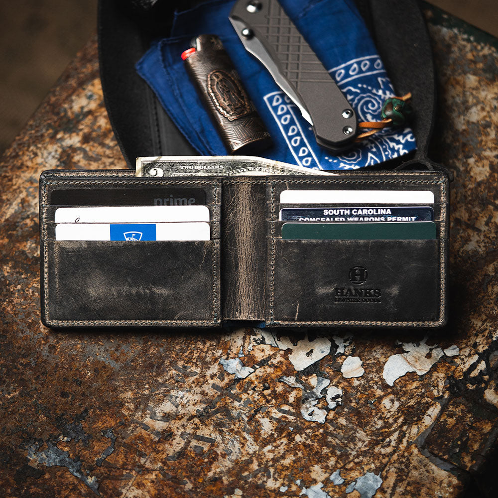 Leather USA Made Bifold Wallet