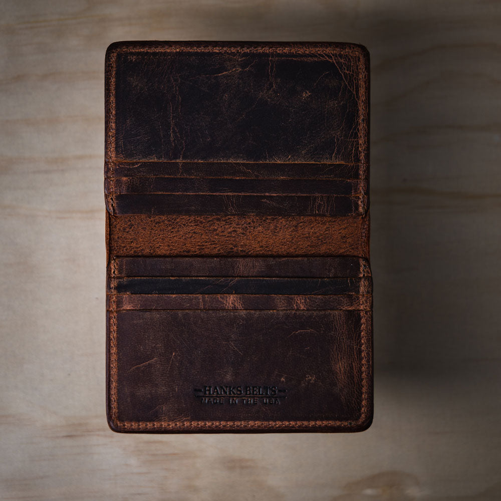 Goatskin Leather Slimline Card Case