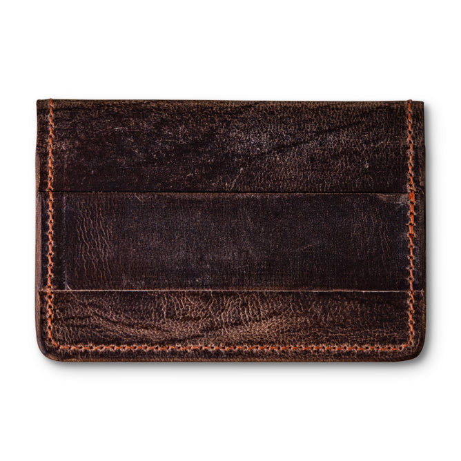 Small Bifold Leather Card Case 