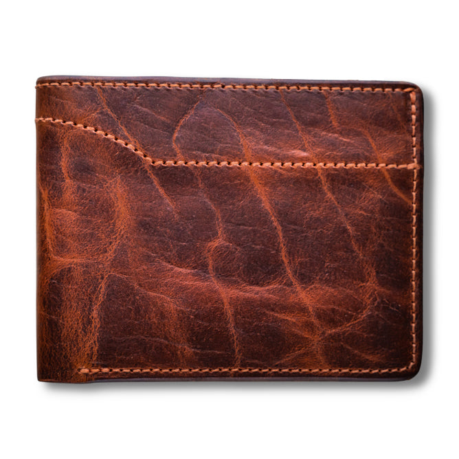 Leather Bison Bifold Wallet