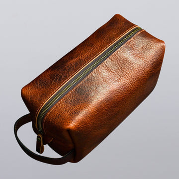 Sac de kit Dopp en cuir pour hommes Sac de kit Dopp en cuir pour hommes
