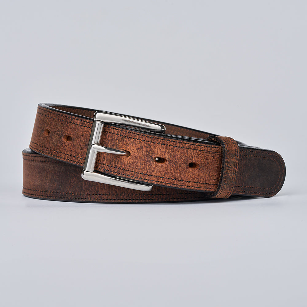 Hanks Belts The Montana Bison Double Layer