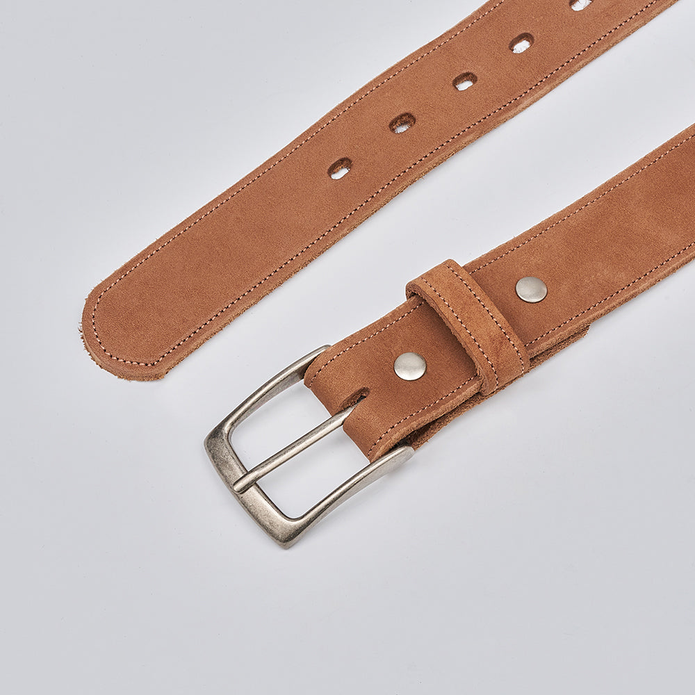 Men's Suede Belt - Hanks Belts