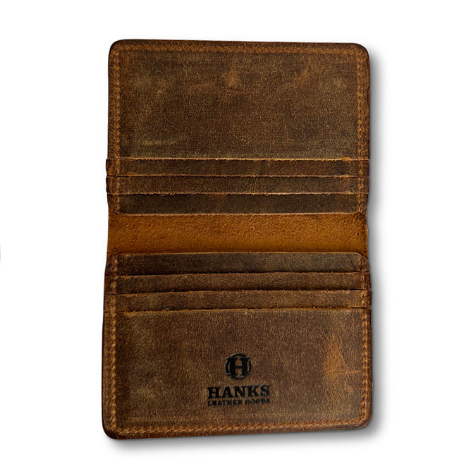 Goatskin Leather Slimline Card Case