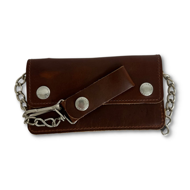 Leather Biker Wallet