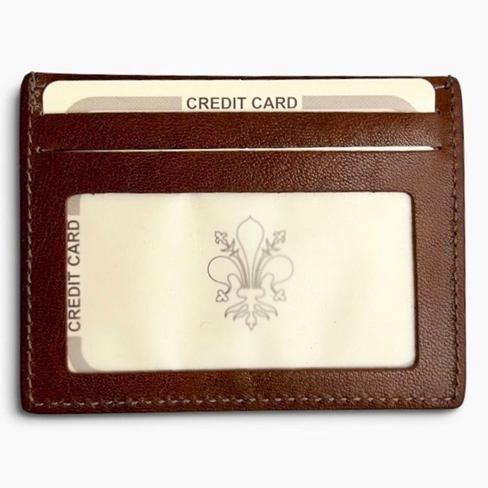 Cardholder Case with Cards inside - Brown