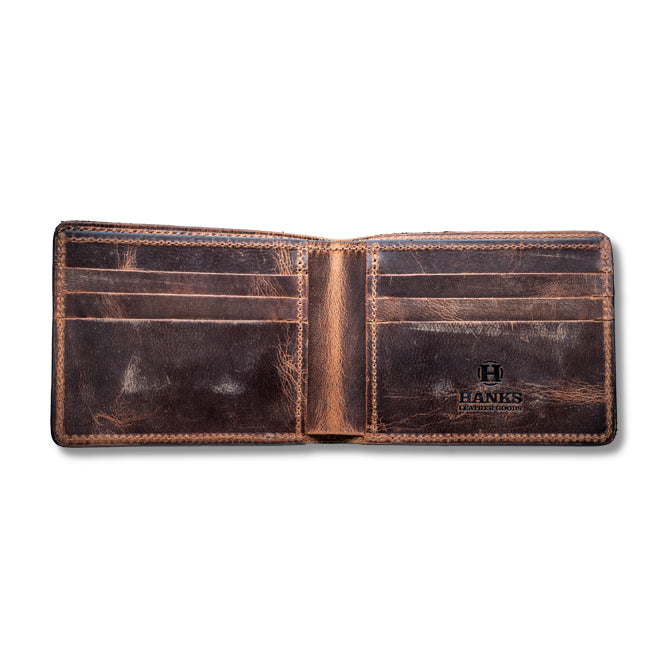 Leather USA Made Bifold Wallet