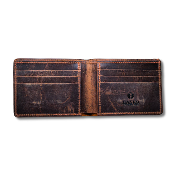 Leather Bison Bifold Wallet