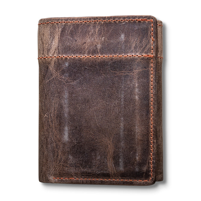 USA Made Leather Trifold Wallet
