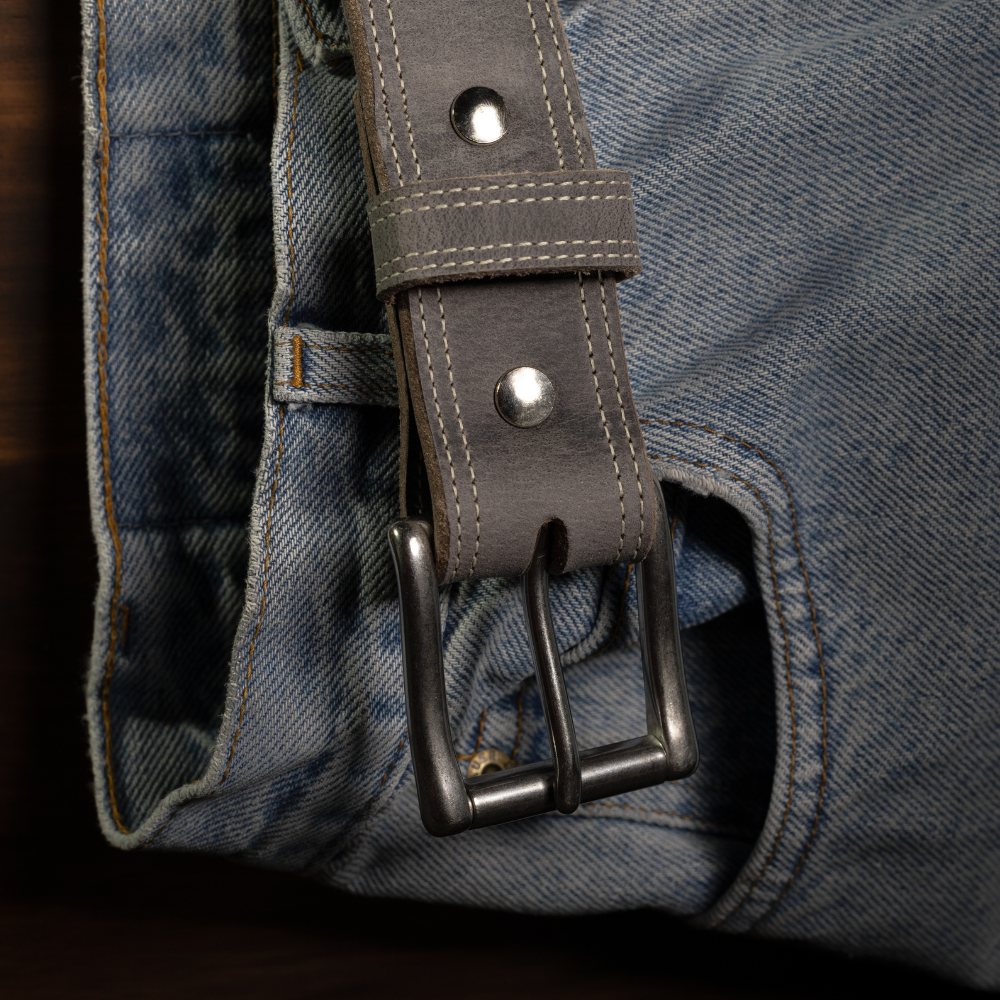 Montana Bison Belt - Grey