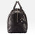 Leather Duffel Bag with Handles and Shoulder Strap