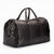 Leather Duffel Bag with Handles and Shoulder Strap