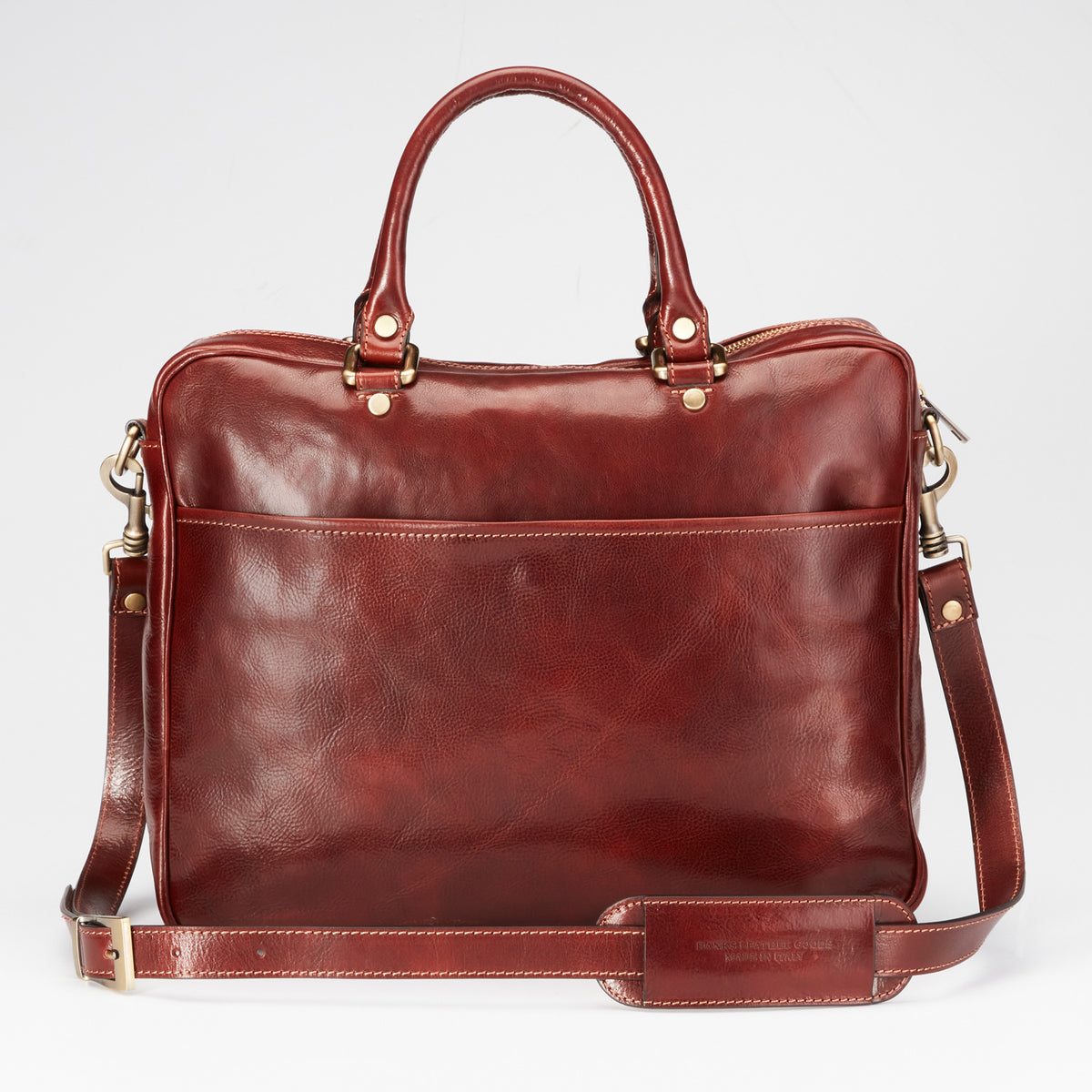 Italian Messenger Bag - Brown