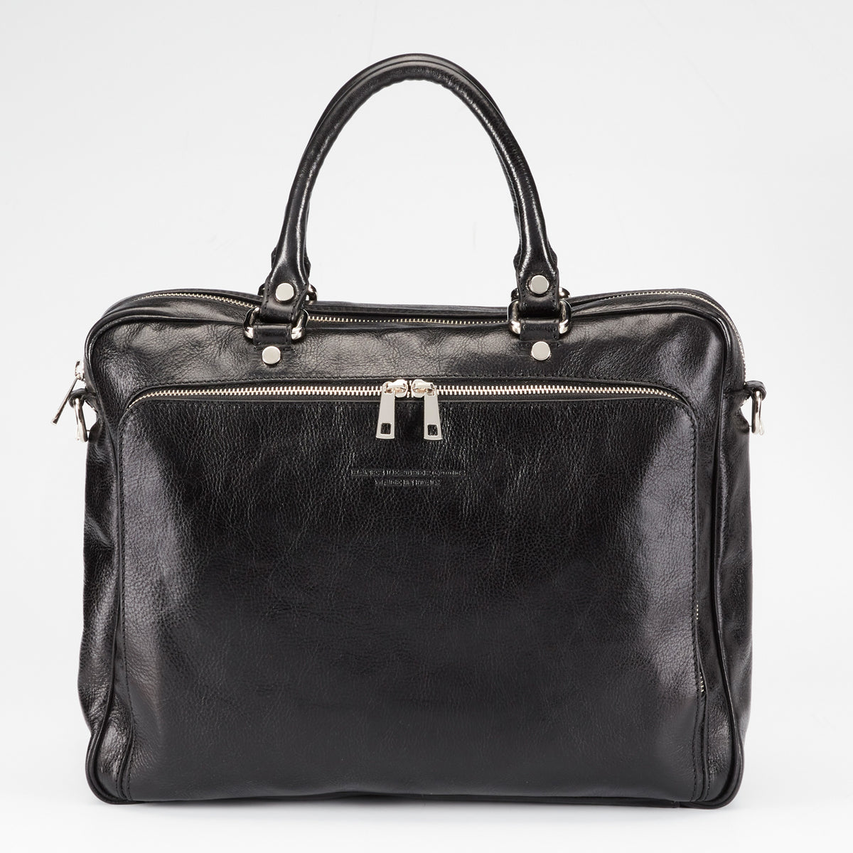 Italian Messenger Bag - Black