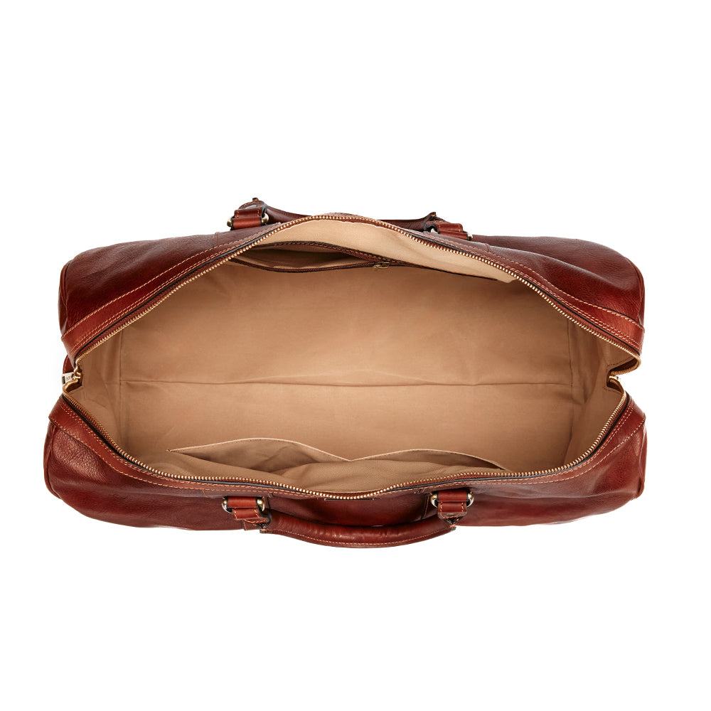 High-Quality Premium Handmade Italian Leather Travel Duffel