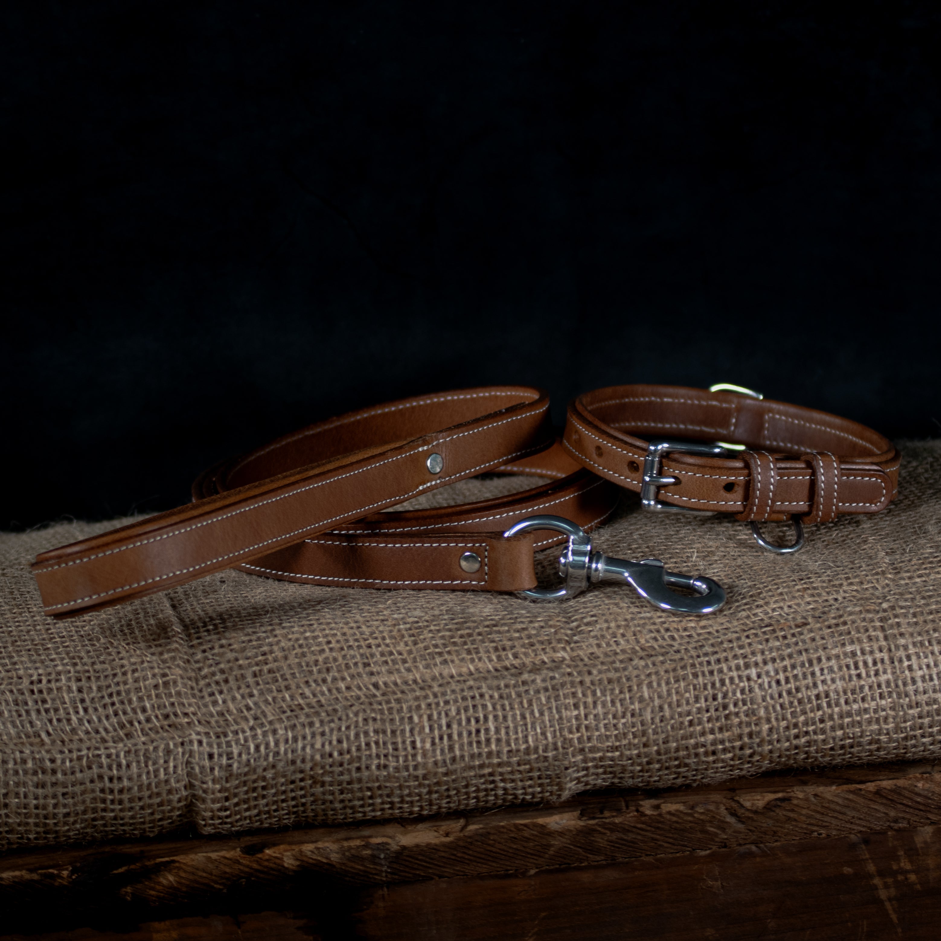 American Made Durable Leather Dog Leash Real Quality with Style
