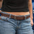 Women's Brown with Pink Stitching CCW Gun Belt