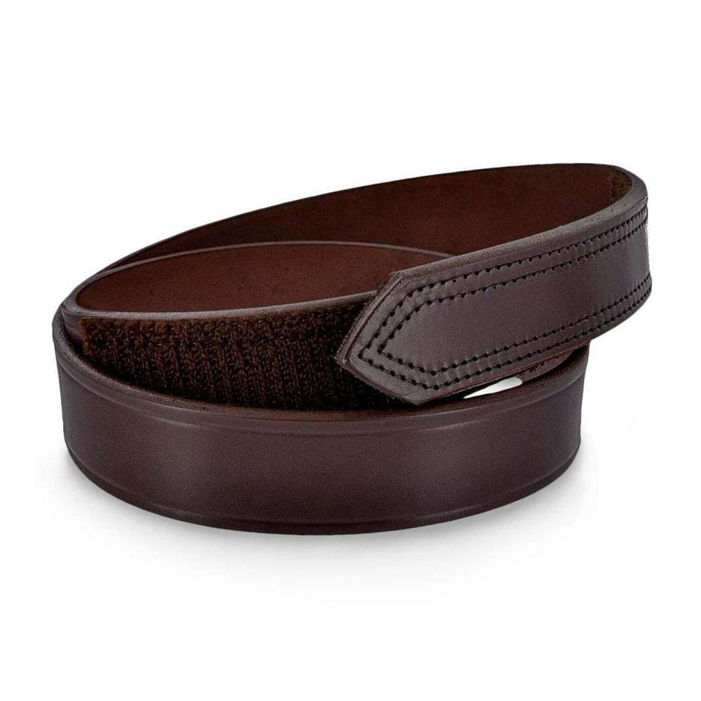 Scratchless Mechanics Belt With Hook and Loop Closure - Brown