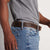 The Woodstock Double Prong Retro Style Jean Belt Holes Entire Length - 1.5"