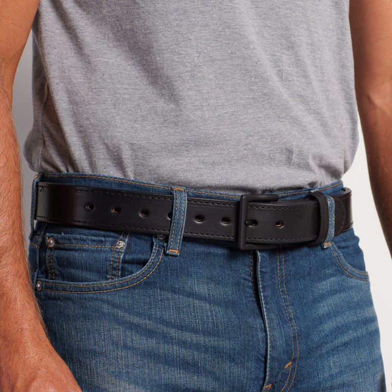 Leather Tactical Belt For Concealed Carry-Free Shipping - Hanks Belts