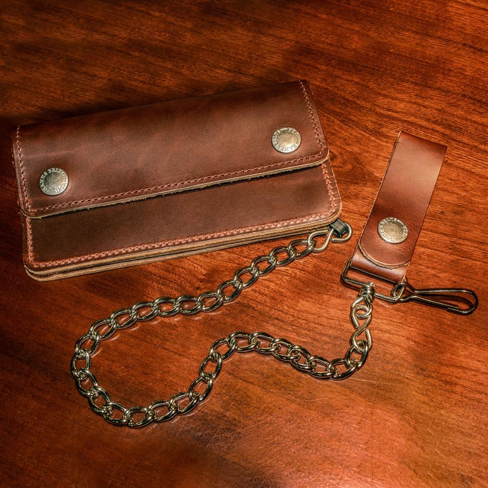 Leather Biker Wallet