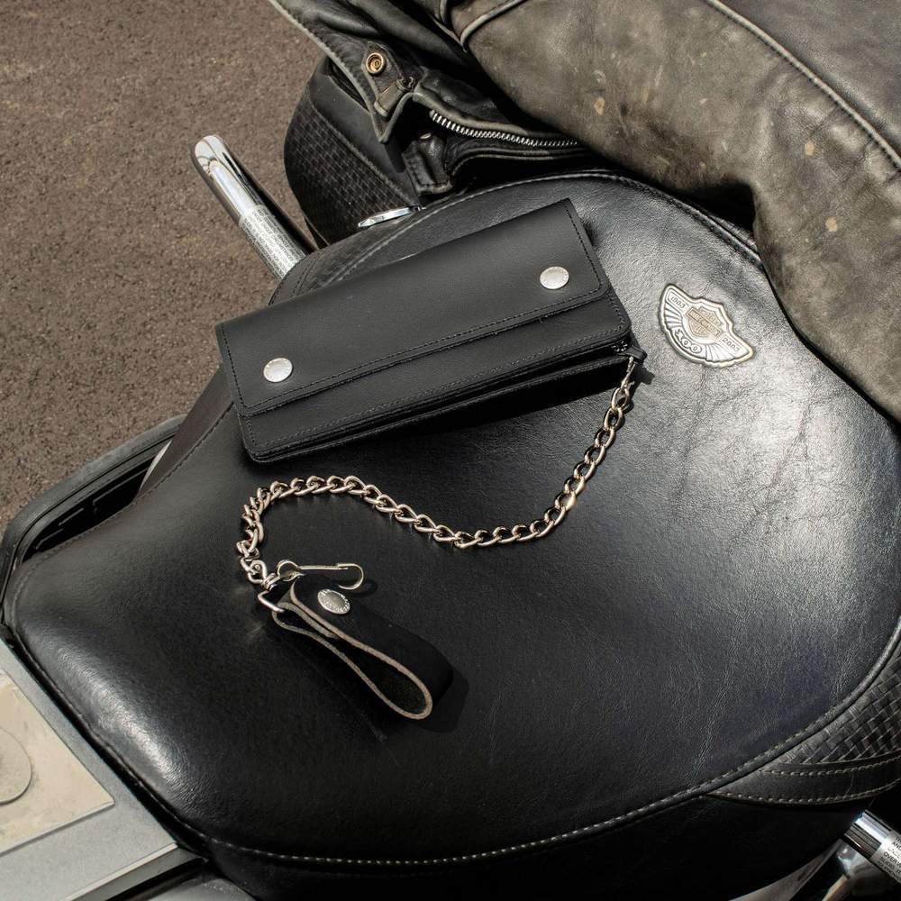 Leather Biker Wallet