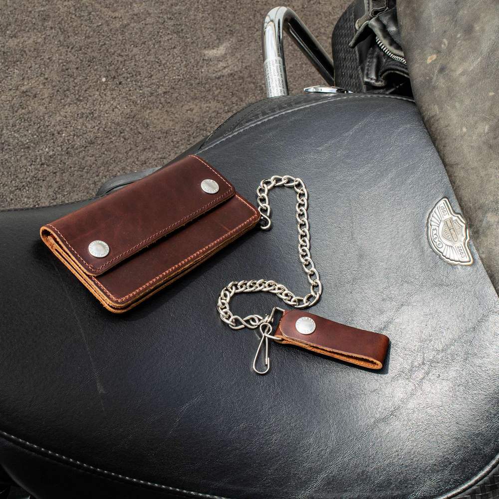 Leather Biker Wallet