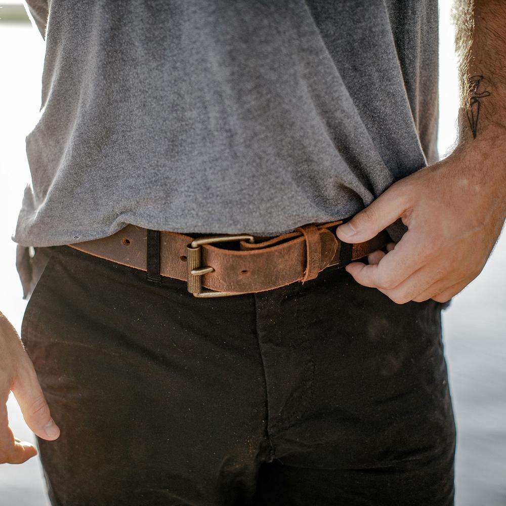 Crazy Horse Leather Jean Belt