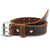 The Woodstock Double Prong Retro Style Jean Belt Holes Entire Length - 1.5"