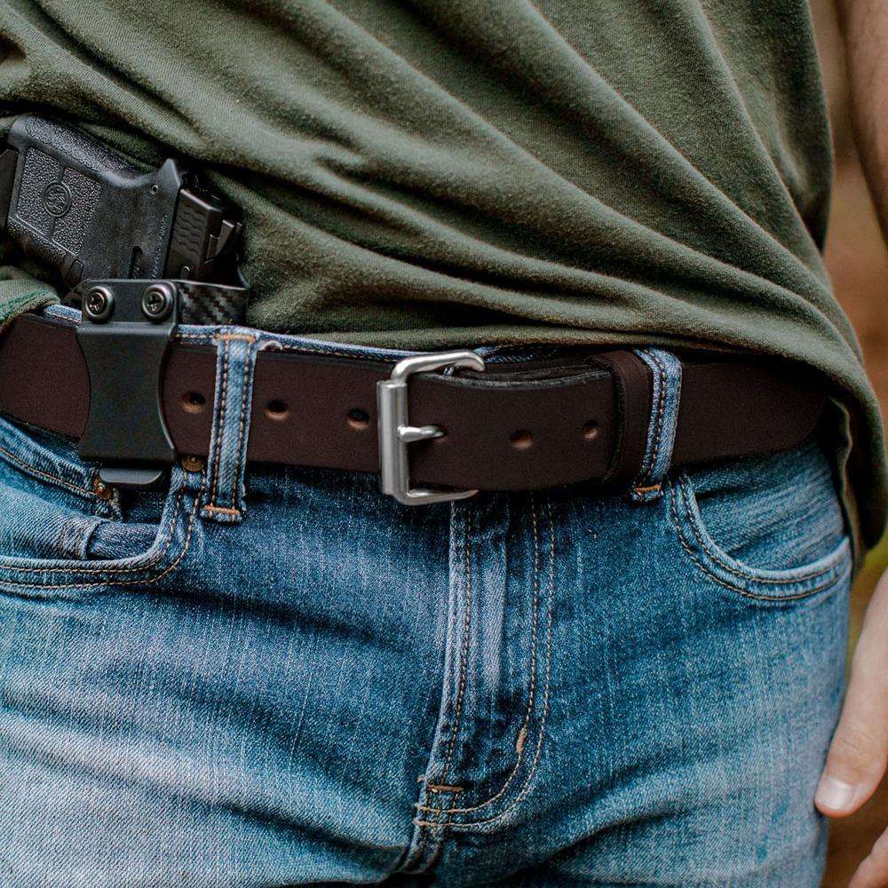 Hanks Gunner Belt - Hanks USA Made CCW Gun Belts - Brown